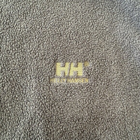 Helly Hansen Fleece Vest Mens Large Full Zip Sleeveless Sweater Mock Neck Blue - Picture 5 of 7